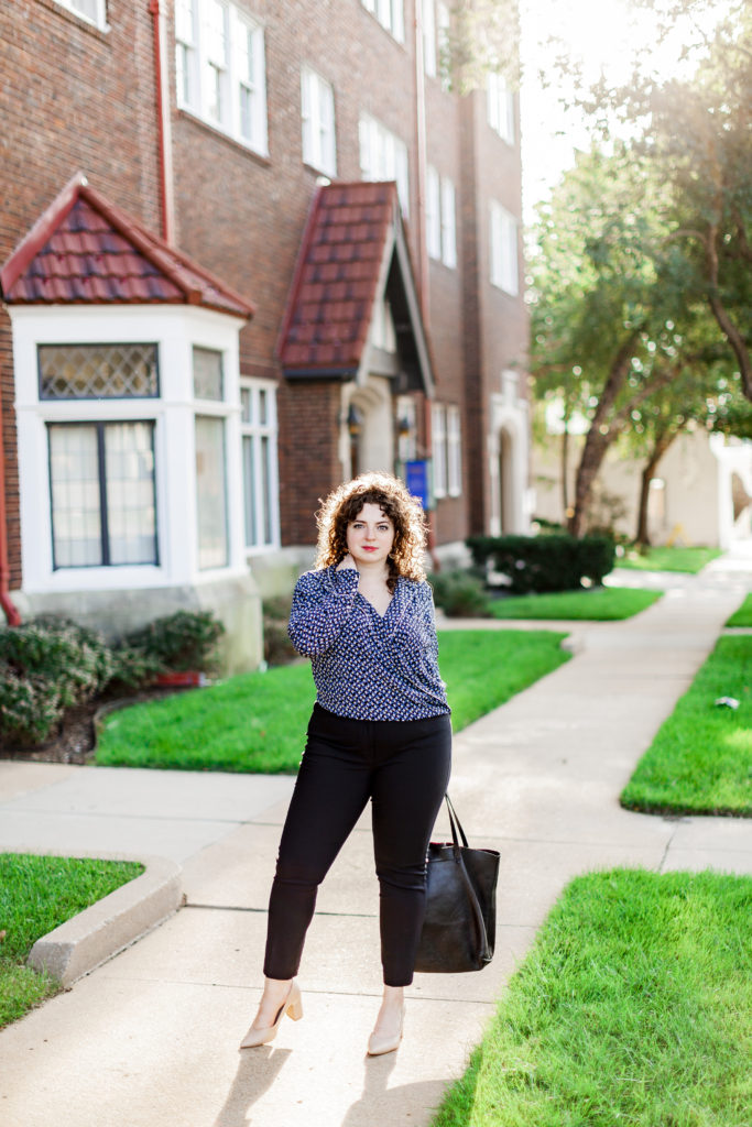 Work outfit idea for fall | Veronica Beard 2018 | theadoredlife.com